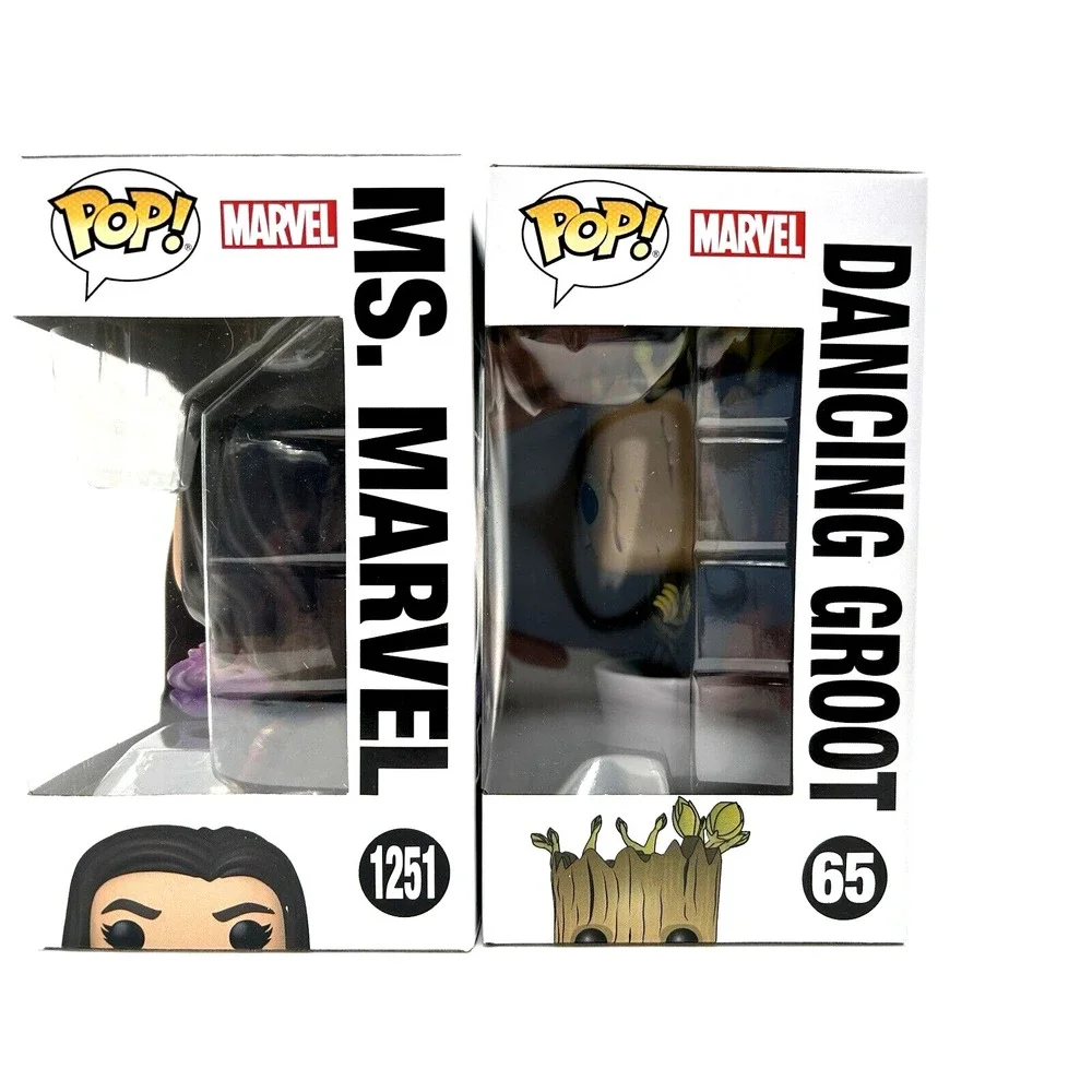 Funko Pop Marvel Lot The Marvels Ms. Marvel Guardians Of The Galaxy‎ Groot
